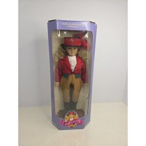Vtg Ltd. Ed. Dolls Of All Nations, England 12” Doll Samatha, Equestrian, NWB